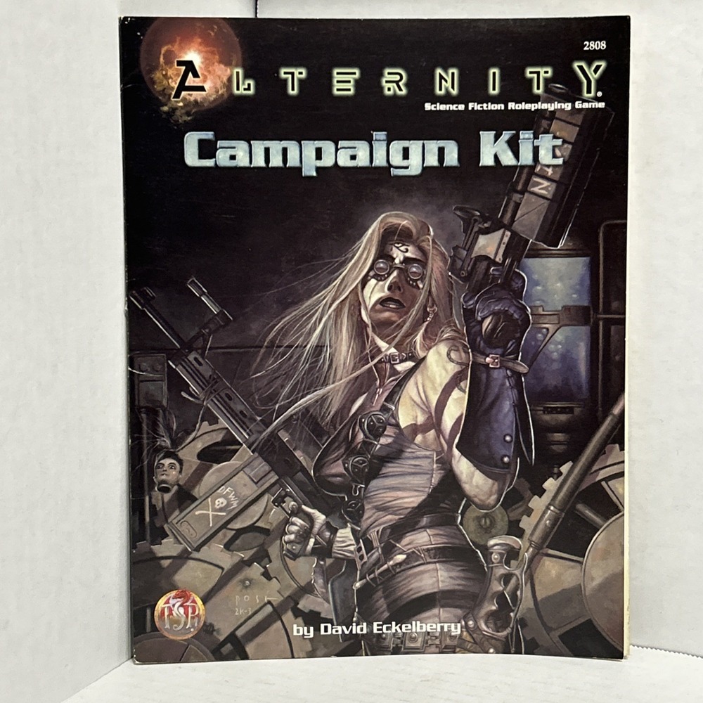 ALTERNITY CAMPAIGN KIT VF! Character Sheets Records Module TSR Sci-Fi Adventure